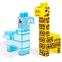 41500 - Baby Blocks Safari klocki żyrafa i lama